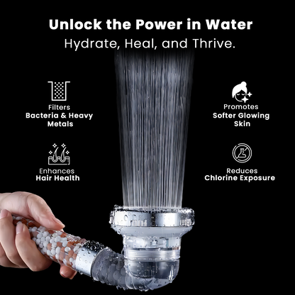 HydroClear™ Water Saving Mineral Cleansing Shower Head